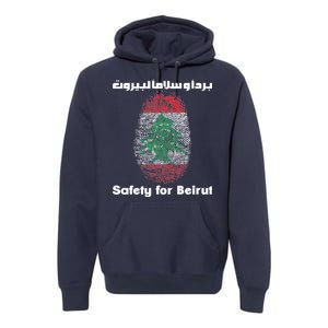 Safety For Beirut Support Lebanon Premium Hoodie