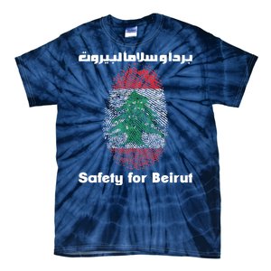 Safety For Beirut Support Lebanon Tie-Dye T-Shirt