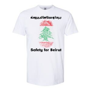 Safety For Beirut Support Lebanon Softstyle CVC T-Shirt