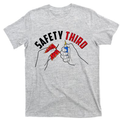 Safety Third Firecrackers Fourth of July T-Shirt