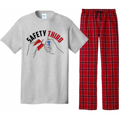 Safety Third Firecrackers Fourth of July Pajama Set