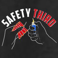 Safety Third Firecrackers Fourth of July Cool Comfort Performance Bucket Hat