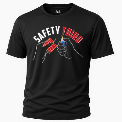 Safety Third Firecrackers Fourth of July Performance Shirt