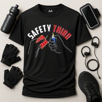 Safety Third Firecrackers Fourth of July Performance Shirt