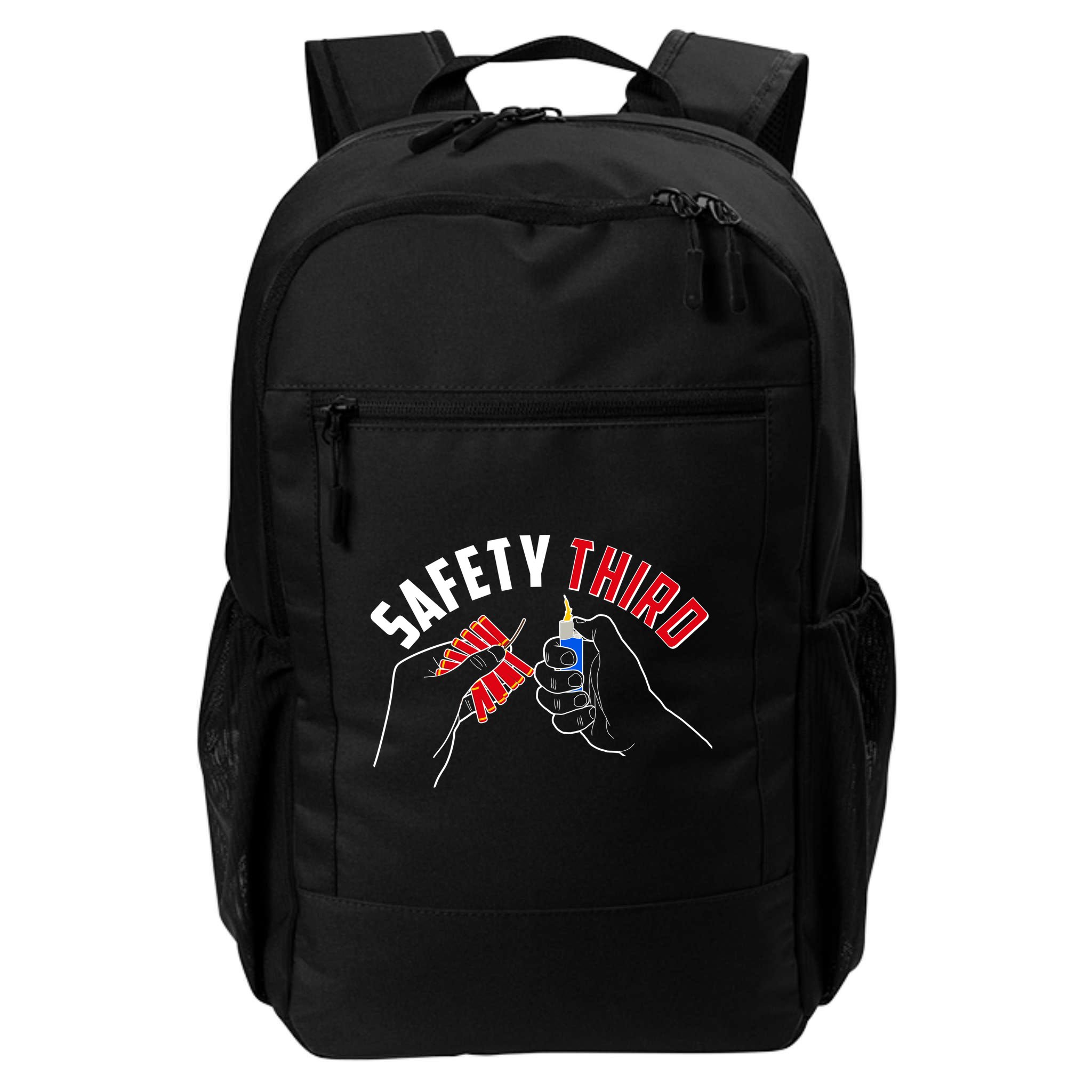 Safety Third Firecrackers Fourth of July Backpack
