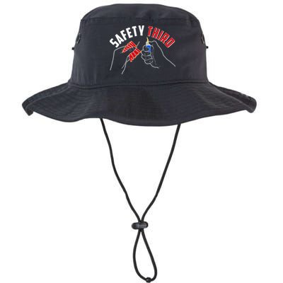 Safety Third Firecrackers Fourth of July Bucket Hat