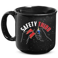 Safety Third Firecrackers Fourth of July 15oz Campfire Ceramic Mug