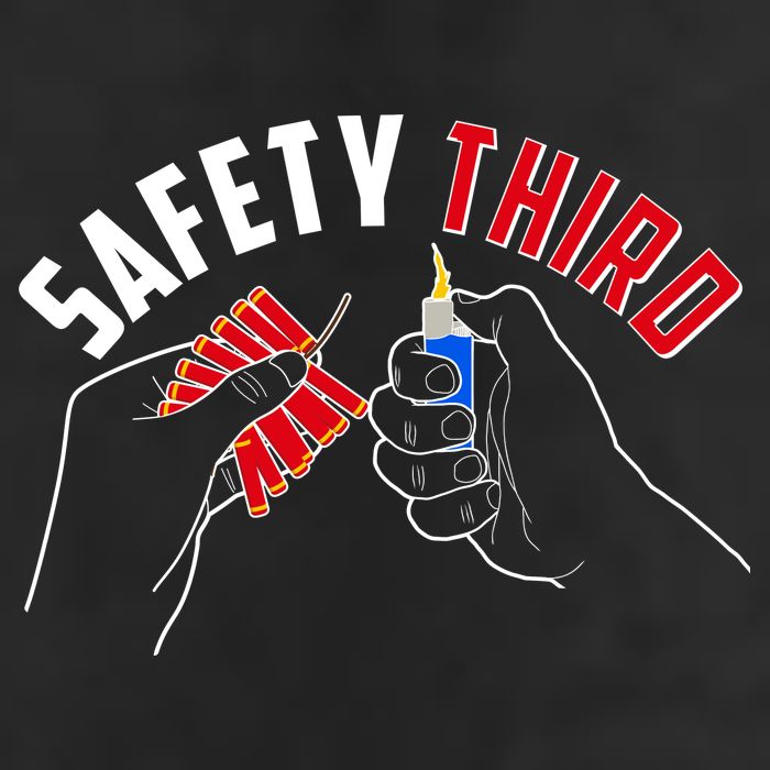 Safety Third Firecrackers Fourth of July 15oz Campfire Ceramic Mug