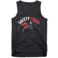 Safety Third Firecrackers Fourth of July Tank Top