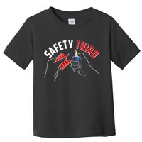 Safety Third Firecrackers Fourth of July Toddler T-Shirt