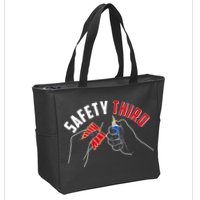 Safety Third Firecrackers Fourth of July Zip Tote Bag