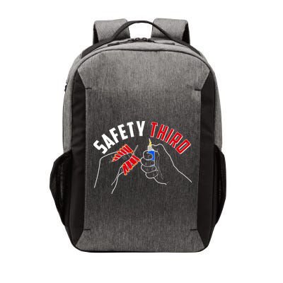 Safety Third Firecrackers Fourth of July Vector Backpack