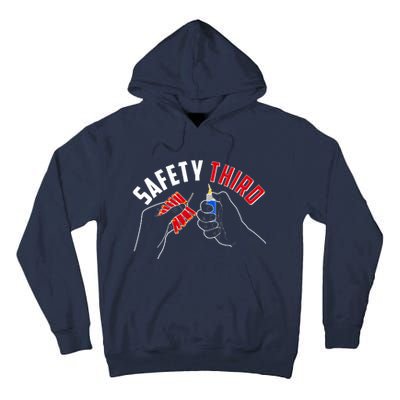 Safety Third Firecrackers Fourth of July Tall Hoodie