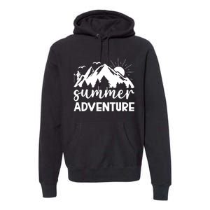 Summer Adventure Graphic Premium Hoodie