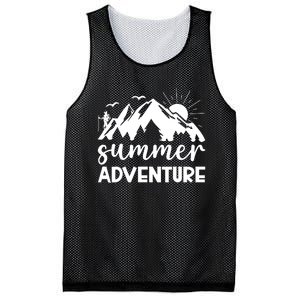 Summer Adventure Graphic Mesh Reversible Basketball Jersey Tank