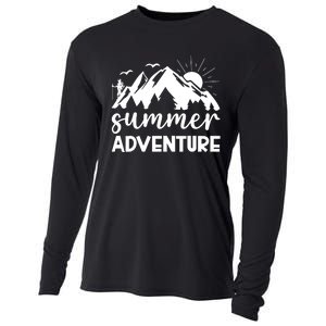 Summer Adventure Graphic Cooling Performance Long Sleeve Crew