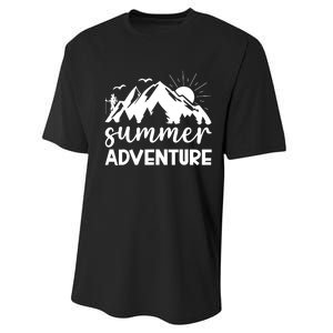 Summer Adventure Graphic Performance Sprint T-Shirt