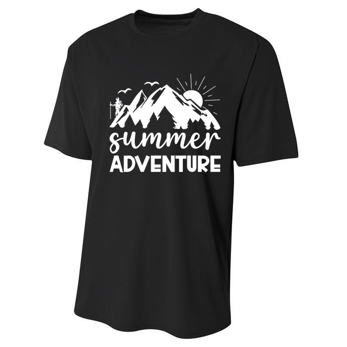 Summer Adventure Graphic Performance Sprint T-Shirt