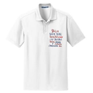 She's A Good Loves Her Mama Loves Jesus & America Too Dry Zone Grid Polo