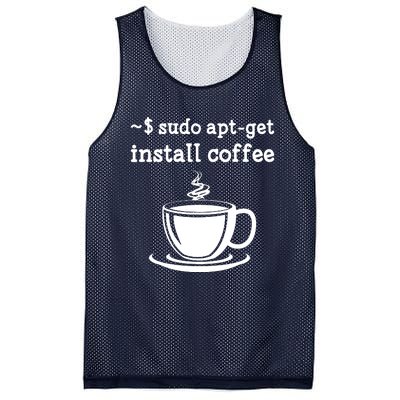 Sudo Apt Get Install Coffee Mesh Reversible Basketball Jersey Tank