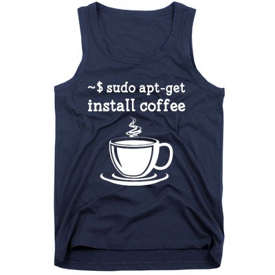 Sudo Apt Get Install Coffee Tank Top