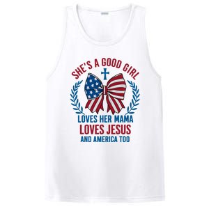 Shes A Good Girl Loves Her Mama Independence Day PosiCharge Competitor Tank