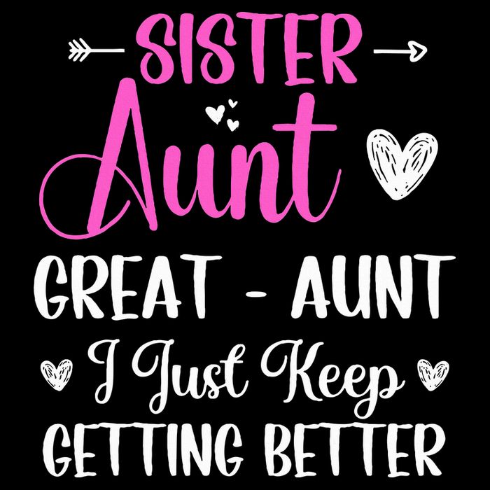 Sister aunt great aunt i just keep getting better new auntie Mug