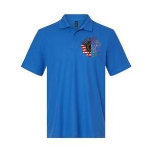 Shes A Good Girl Loves Her Mama Jesus & America Too Hippie Softstyle Adult Sport Polo