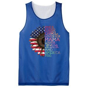 Shes A Good Girl Loves Her Mama Jesus & America Too Hippie Mesh Reversible Basketball Jersey Tank