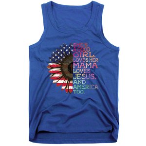 Shes A Good Girl Loves Her Mama Jesus & America Too Hippie Tank Top