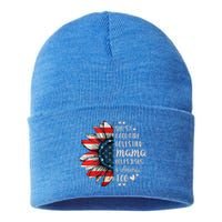 Shes A Good Girl Loves Her Mama Jesus America Too Sustainable Knit Beanie