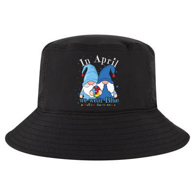 Support Advocate Gnomes In April Blue Utism Awareness Gift Cool Comfort Performance Bucket Hat