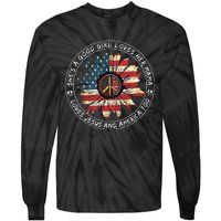 SheS A Good Girl Loves Her Mama Loves Jesus And America Too Tie-Dye Long Sleeve Shirt