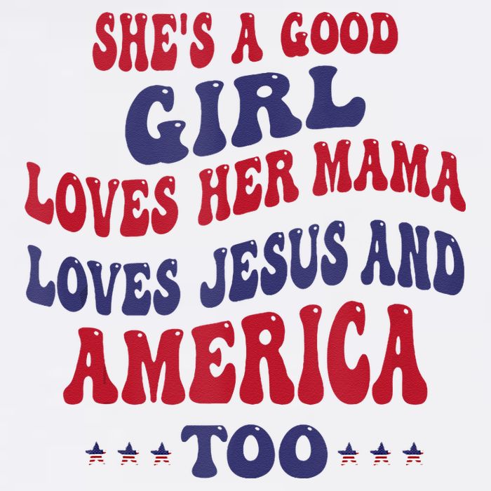 Shes A Good Girl Loves Her Mama Loves Jesus And America Too Bucket Hat
