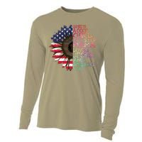 Shes A Good Loves Her Mama Jesus & America Too Hippie Cooling Performance Long Sleeve Crew