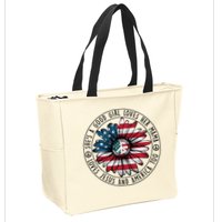 Shes A Good Girl Loves Her Mama Loves Jesus And America Zip Tote Bag
