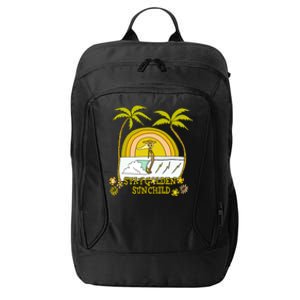 Stay A Golden Sun Summer Vibes Beach Vacay Summertime Great Gift City Backpack