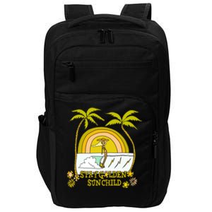 Stay A Golden Sun Summer Vibes Beach Vacay Summertime Great Gift Impact Tech Backpack