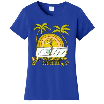 Stay A Golden Sun Summer Vibes Beach Vacay Summertime Great Gift Women's T-Shirt