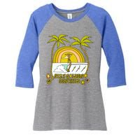 Stay A Golden Sun Summer Vibes Beach Vacay Summertime Great Gift Women's Tri-Blend 3/4-Sleeve Raglan Shirt