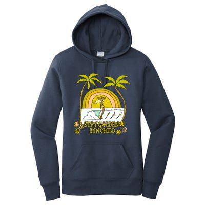 Stay A Golden Sun Summer Vibes Beach Vacay Summertime Great Gift Women's Pullover Hoodie