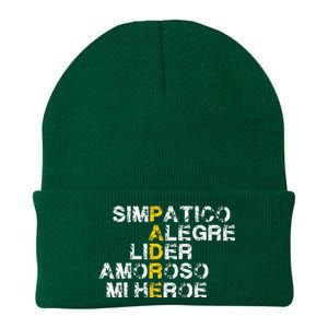 Spanish Acronym Gift For Fathers Day Knit Cap Winter Beanie