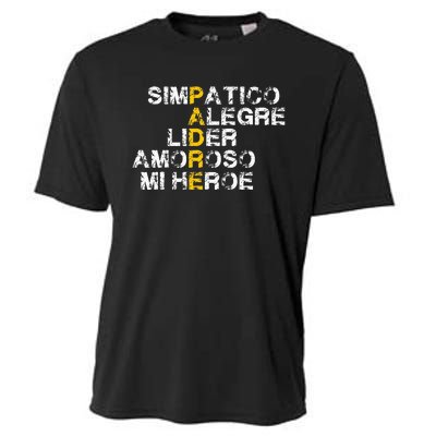 Spanish Acronym Gift For Fathers Day Cooling Performance Crew T-Shirt