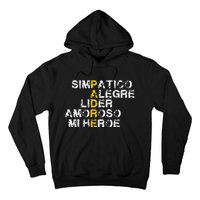 Spanish Acronym Gift For Fathers Day Hoodie