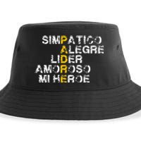 Spanish Acronym Gift For Fathers Day Sustainable Bucket Hat