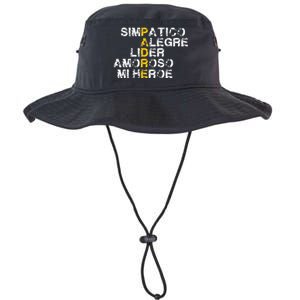 Spanish Acronym Gift For Fathers Day Legacy Cool Fit Booney Bucket Hat