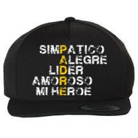 Spanish Acronym Gift For Fathers Day Wool Snapback Cap