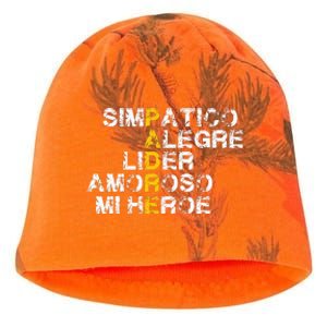 Spanish Acronym Gift For Fathers Day Kati - Camo Knit Beanie