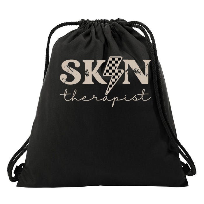 Skin Therapist Skincare Skin Esthetician  Drawstring Bag