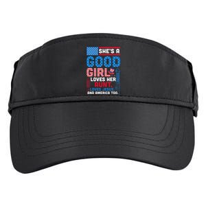 SheS A Good Girl Loves Her Aunt Loves Jesus And America Too Adult Drive Performance Visor